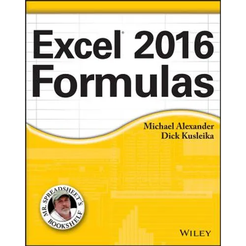 Excel 2016 Formulas