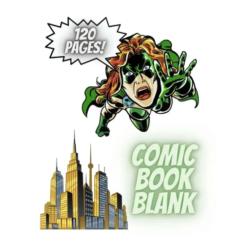 Blank Comic Book. A large format comic book journal for kids and adults with a variety of templates.: Comic book creation for kids and adults