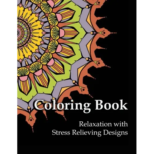 Coloring Book Relaxation with Stress Relieving Designs: Adult Coloring Book Gray lined