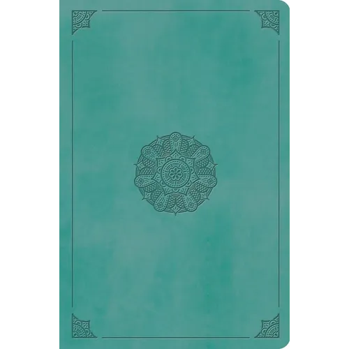 ESV Value Compact Bible, Red Letter (Trutone, Turquoise, Emblem Design)