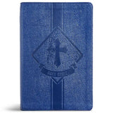KJV Kids Bible, Royal Blue Leathertouch