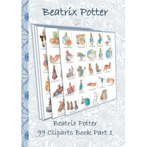 Beatrix Potter 99 Cliparts Book Part 1 ( Peter Rabbit ): Sticker, Icon, Clipart, Cliparts, download, Internet, Dropbox, Original, Children's books, ch
