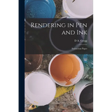 Rendering in pen and ink; Instruction Paper