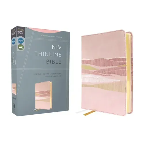 Niv, Thinline Bible, Leathersoft, Pink, Red Letter, Comfort Print