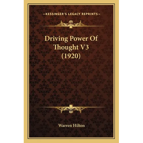 Driving Power Of Thought V3 (1920)