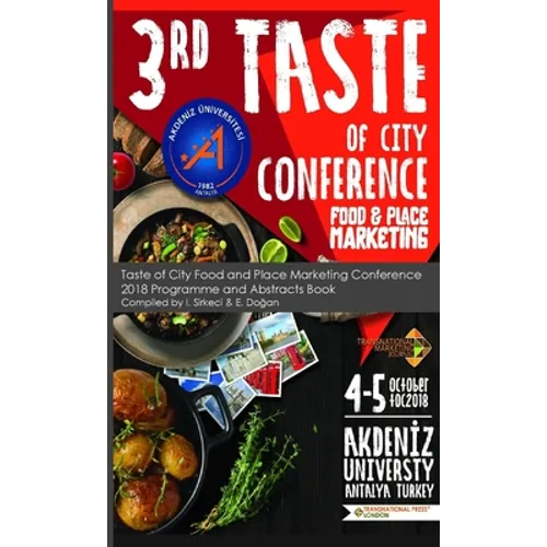 Taste of City Food and Place Marketing Conference 2018 Programme and Abstracts Book