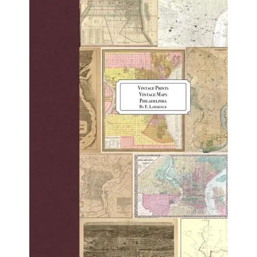Vintage Prints: Vintage Maps: Philadelphia