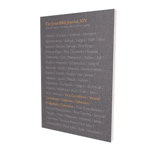 The Jesus Bible Journal, 1 Corinthians - Colossians, Niv, Paperback, Comfort Print