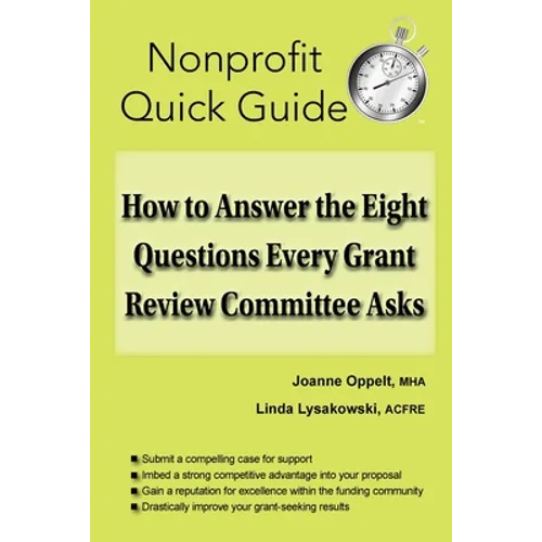How to Answer the Eight Questions Every Grant Review Committee Asks