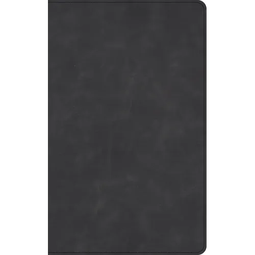 CSB Single-Column Wide-Margin Bible, Holman Handcrafted Collection, Marbled Slate Premium Calfskin