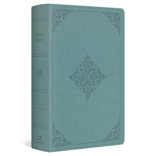ESV Single Column Heritage Bible (Trutone, Paris Sky, Fleur-De-Lis Design)