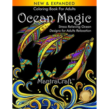 Coloring Book For Adults: Ocean Magic: Stress Relieving Ocean Designs for Adults Relaxation - Paperback