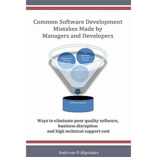 Common Software Development Mistakes made by Managers and Developers: Ways to eliminate poor quality software, business disruption and high technical
