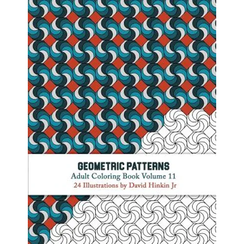 Geometric Patterns - Adult Coloring Book Vol. 11