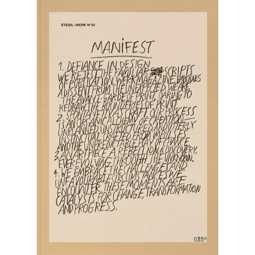 Theseus Chan: Steidl-Werk No. 32: Manifest