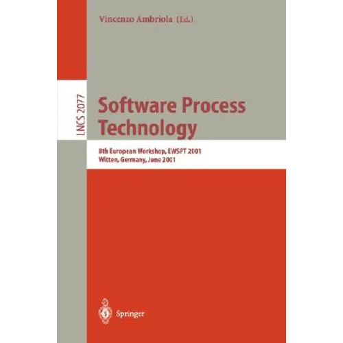 Software Process Technology: 8th European Workshop, Ewspt 2001 Witten, Germany, June 19-21, 2001 Proceedings