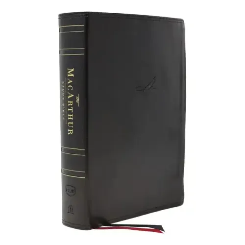 Nkjv, MacArthur Study Bible, 2nd Edition, Leathersoft, Black, Comfort Print: Unleashing God's Truth One Verse at a Time
