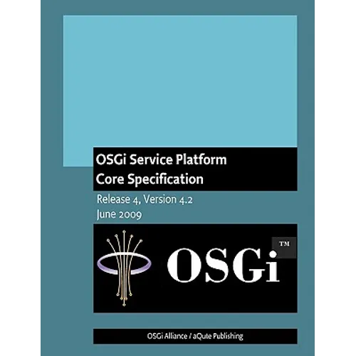 OSGi Service Platform: Core Specification