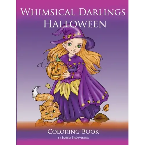 Whimsical Darlings Halloween: Coloring Book
