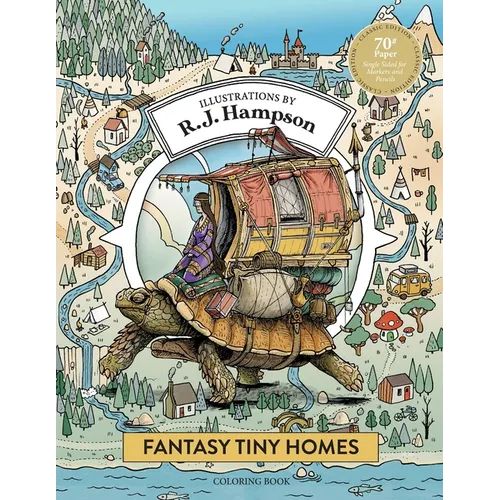 Fantasy Tiny Homes Coloring Book
