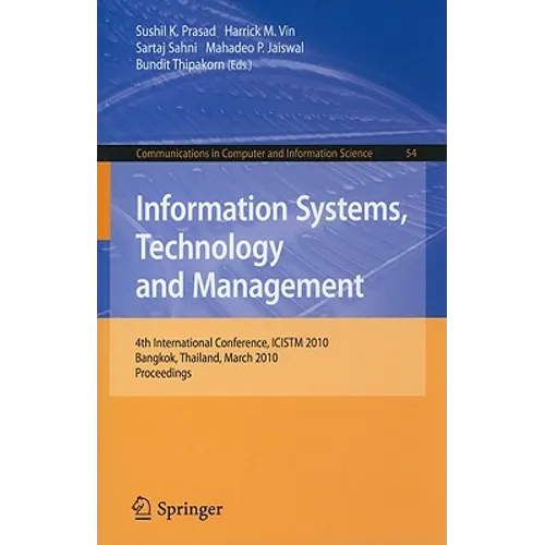 Information Systems, Technology and Management