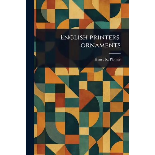 English Printers' Ornaments