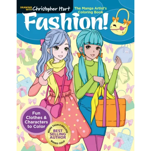 Manga Artist's Coloring Book: Fashion!: Fun Clothes & Characters to Color