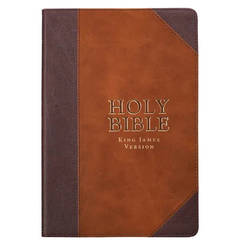 KJV LP Lux-Leather Brown Portfolio Design