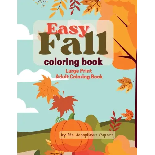 Easy Fall Coloring Book