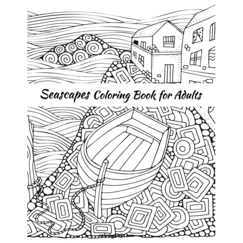 Seascapes Coloring Book for Adults