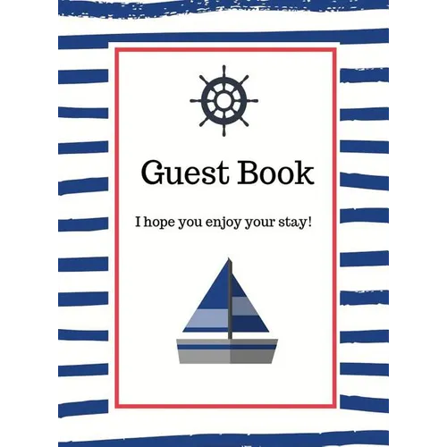 Nautical Guest Book Hardcover
