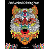 Adult Animals Coloring Book: 25 Animals Coloring Creative Disigns Size 8" x 10" 56 Page - Paperback