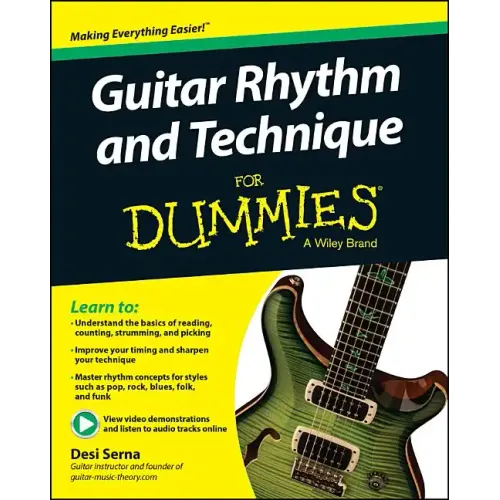 Guitar Rhythm and Techniques for Dummies, Book + Online Video and Audio Instruction