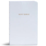 KJV Gift and Award Bible, White Imitation Leather - Imitation Leather