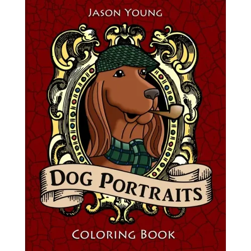 Dog Portraits Coloring Book: Dog Coloring Books for Adults