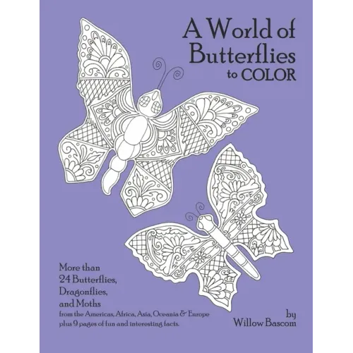 A World of Butterflies: to color