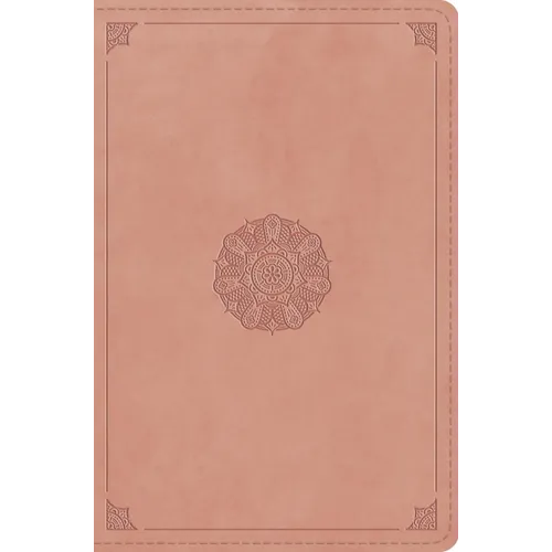 ESV Compact Bible, Red Letter (Trutone, Blush Rose, Emblem Design)