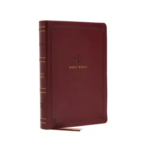 Nrsv, Catholic Bible, Standard Large Print, Leathersoft, Red, Comfort Print: Holy Bible