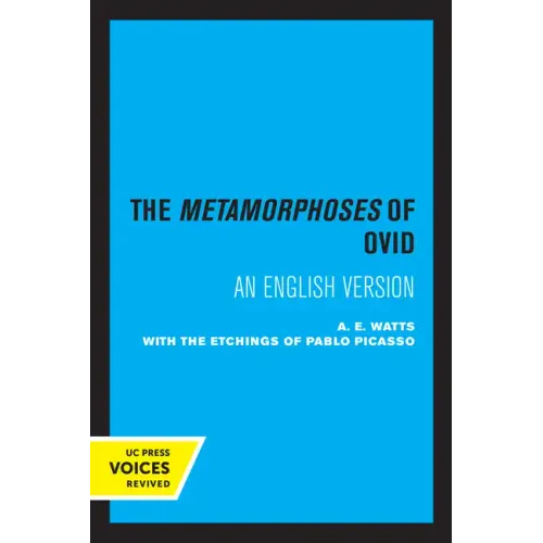 The Metamorphoses of Ovid: With the Etchings of Pablo Picasso