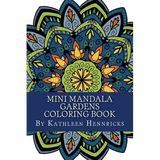 Mini Mandala Gardens Coloring Book