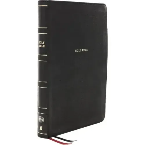 Nkjv, Thinline Bible, Large Print, Leathersoft, Black, Thumb Indexed, Comfort Print: Holy Bible, New King James Version