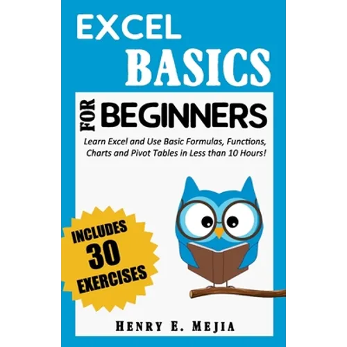 Excel Basics for Beginners: Learn Excel and Use Basic Formulas, Functions, Charts and Pivot Tables in Less Than 10 Hours!