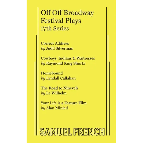 Off Off Broadway Festival Plays, 17th Series
