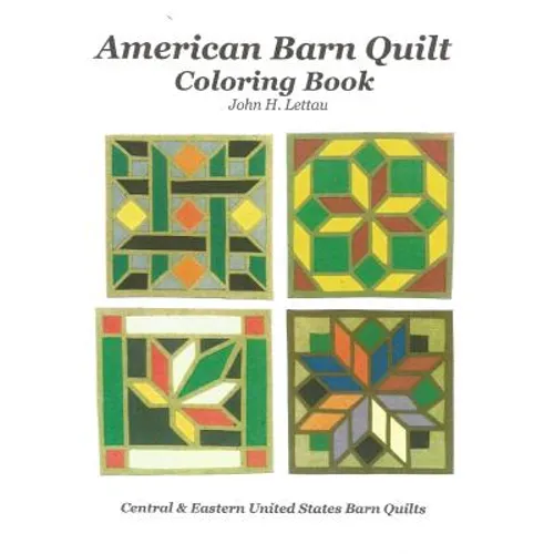 American Barn Quilt Coloring Book
