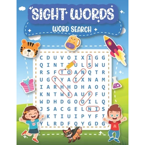 Sight Words Word Search: for Kids High Frequency - 100 Word Search Puzzles for Kids - Large Size "8.5x11"