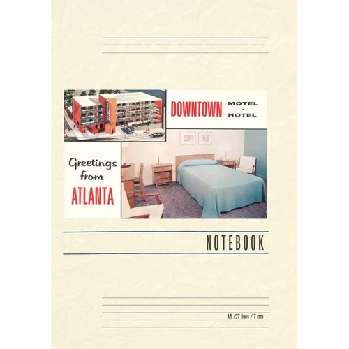 Vintage Lined Notebook Greetings from Atlanta