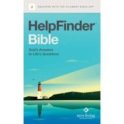Helpfinder Bible Nlt, Filament Enabled (Hardcover, Red Letter)