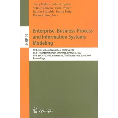 Enterprise, Business-Process and Information Systems Modeling