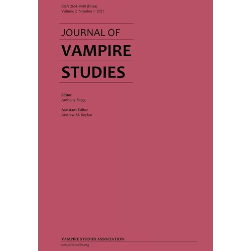 Journal of Vampire Studies: Vol. 2, No. 1 (2021)