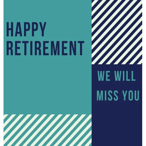 Happy Retirement Guest Book (Hardcover): Guestbook for retirement, message book, memory book, keepsake, retirement book to sign